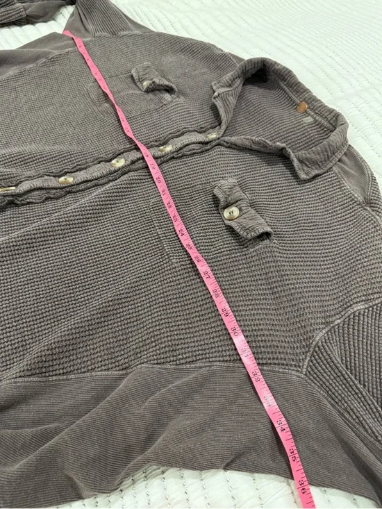 Free People One Scout Shaket In Mole - Picture 16 of 16